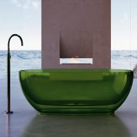 Ванна из полиэфирной смолы Abber Kristall 170x75 см AT9703Emerald зеленая