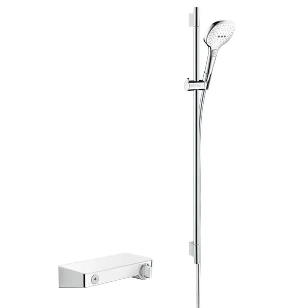 Фото термостатический смеситель для душа hansgrohe shower tablet select  27027400