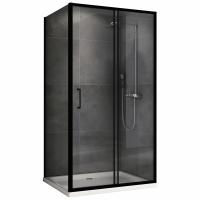 Душевое ограждение Abber Schwarzer Diamant AG30100B5-S100B5 100x100 см