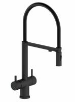 Смеситель для кухни с гибким изливом AltroBagno Flusso 050204 MB