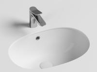 Раковина встраиваемая Ceramicanova Element 56.5 см, цвет: белый CN6044