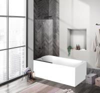 Шторка на ванну BelBagno UNO 90 см UNO-V-1-90/150-C-NERO