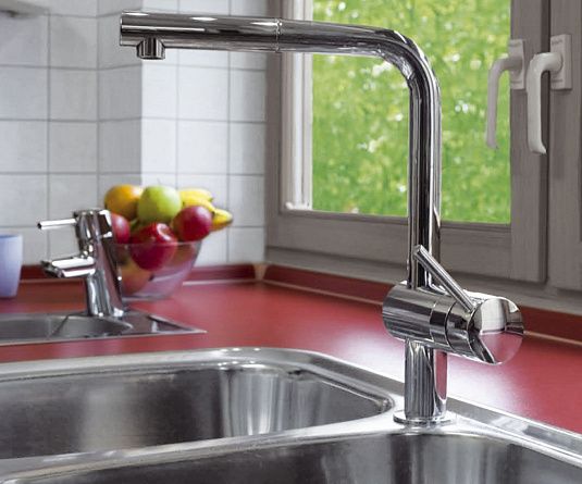 Фото смеситель для кухни grohe minta 32168000