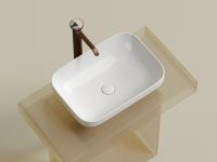 Раковина накладная Ceramicanova Element 50 см, цвет: белый CN6055