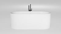 Ванна из искусственного камня Salini Perla 170x80 см 1049201M матовая