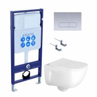 Унитаз с инсталляцией Акватек Дива SET AQUATEK ДИВА-014 4в1