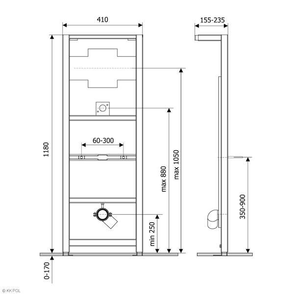 Фото инсталляция для писсуара kk pol 350/zpp/711-00-00