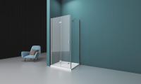 Душевое ограждение BelBagno ALBANO-ASH-1-70/80-C-Cr 70x80 см