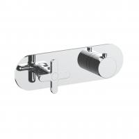 Встраиваемый термостатический смеситель для душа Fantini Icona Classic 5302R731B+1900D331A