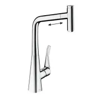 Смеситель для кухонной мойки Hansgrohe Metris Select 73803000