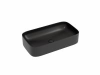 Раковина накладная Ceramicanova Element 70.5 см, цвет: черный CN6054MB