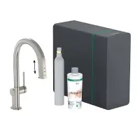 Смеситель для кухонной мойки Hansgrohe Aqittura SodaSystem 76806800