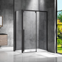 Душевой уголок Vincea Lugano 130x80 см VSR-1L8013CLB-1