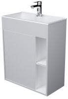 Тумба с раковиной 1Marka Lido 60 см, цвет: белый глянец У75329