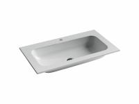 Раковина накладная Ceramicanova Element 81 см, цвет: белый CN7012