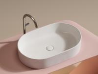 Раковина накладная Ceramicanova Element 60.8 см, цвет: белый CN6048