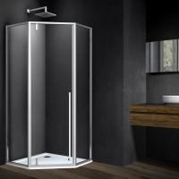 Душевое ограждение Vincea Penta 90x90 см  VSP-3P900CL