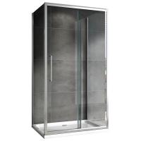 Душевое ограждение Abber Schwarzer Diamant 100x100 см AG30100H-S100-S100