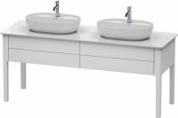 Тумба под раковину Duravit Luv 173 см, цвет: белый матовый сатиновый лак LU9562B3636