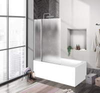 Шторка на ванну BelBagno UNO-V-11-100/150-CH-CR 100 см