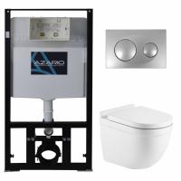 Унитаз с инсталляцией Azario AZ-8010-1000+AZ-8200-0011+AZ-0017 E-R