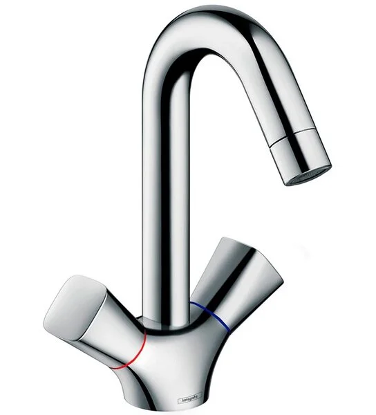 Фото смеситель для раковины hansgrohe logis 71222000_vstv
