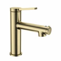 Смеситель для раковины Wonzon & Woghand, цвет: Брашированное золото WW-H1017-BG