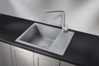 Кухонная мойка Granula 60 см 6002, АЛЮМИНИУМ