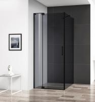 Душевое ограждение Cezares Slider SLIDER-AH-1-80-80/90-GRIGIO-NERO 80 см