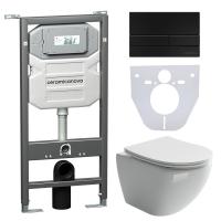 Унитаз с инсталляцией Сет 4 в 1 Ceramicanova CN4002_1002B_1000