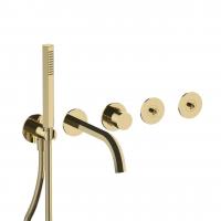 Встраиваемый смеситель для ванны Fantini Venezia By Venini 2901S719SB+4400N019A
