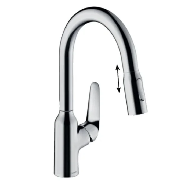 Фото смеситель для кухонной мойки hansgrohe focus 71862000