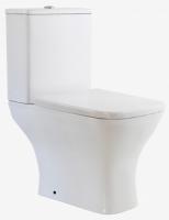 Унитаз напольный безободковый с бачком и крышкой микролифт Taliente Elegante 61,5 EL45055
