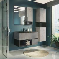 Зеркальный шкаф Comforty Франкфурт 90 см 00-00006504