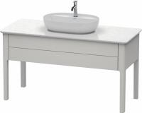 Тумба под раковину Duravit Luv 133 см, цвет: нордический белый матовый лак LU956103939