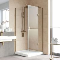 Душевое ограждение Vegas Glass AFP-Fis LUX 90*80 05 01 R профиль бронза, стекло прозрачное