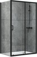 Душевое ограждение Abber Schwarzer Diamant AG30120B-S80B 80x80 см