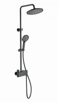 Душевая стойка с термостатом Wonzon & Woghand Muse цвет: Черный WW-B3110-MB