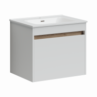 Тумба под раковину Sancos Smart 60 см, цвет: белый SM60W