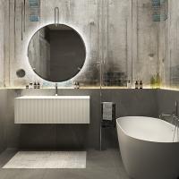 Тумба с раковиной TW collection Shape 122 см SHAP120-B+548001*1