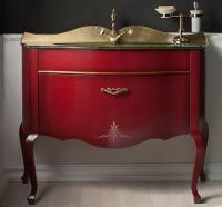 Тумба под раковину Caprigo Бурже 120 см, цвет: bianco antico (B002) 11016