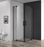 Душевое ограждение Cezares Slider SLIDER-A-2-90/100-C-NERO 90 см