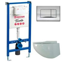 Унитаз с инсталяцией Pestan Fluenta SET40006661AM
