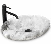 Раковина Rea Roxy Stone L.Grey 50 см REA-U6651