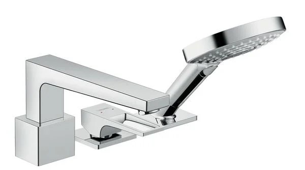 Фото смеситель на борт ванны hansgrohe metropol 74550000