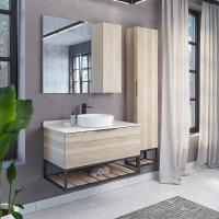 Зеркальный шкаф Comforty Порто 90 см 00-00009443