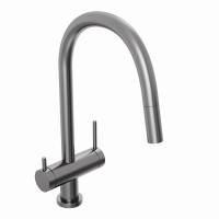 Смеситель для кухни Abelsberg Aera с вытяжным изливом EMF71709GM