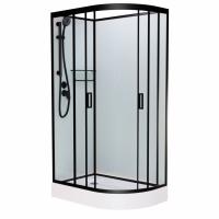 Душевая кабина Душевая кабина Frank F411L Black 110x80 см 114004