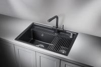 Кухонная мойка Granula 73 см 7302, ЧЁРНЫЙ