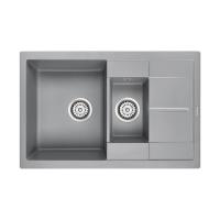 Кухонная мойка Paulmark Feste 77.5 см PM237850-GRM